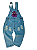 Jardineira Bolofofos Jeans - Imagem 1