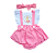 Romper Pascoa Coelhinha Com Tiara - Imagem 1