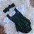 Jardineira Body Romper Beb Tematico Natal Bunda Rica C Tiara - Imagem 1