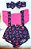 Jardineira Romper Bebe Menina Melancia Magali - Imagem 1