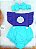 Romper Jardineira Body Bebe Menina Ariel - Imagem 1