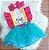 Jardineira Body Romper Bebe Menina Unicórnio - Imagem 2
