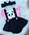 Jardineira Romper Bebe Boneca Metoo Panda C Tiara Temático(nao acompanha meia) - Imagem 2