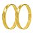Aliança trabalhada em ouro 18k com 3mm 1,0g (unidade) - Imagem 1