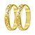 Aliança trabalhada em ouro 18k com 4mm 1,5g (unidade) - Imagem 1