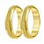 Aliança trabalhada em ouro 18k com 5mm 3,5g (unidade) - Imagem 1