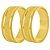 Aliança trabalhada em ouro 18k com 6mm 3,5g (unidade) - Imagem 1
