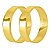 Aliança inclinada em ouro 18k com 5mm - 2,5gr (unidade) - Imagem 1