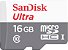 Cartão de Memória Micro SD 16GB Sandisk Classe 10 Speed 80mb/s SDSQUNS-016G-GN3MA - Sandisk - Imagem 2