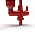 Filtro Purificador Água Bancada Bica Móvel  Vermelho + Refil - Imagem 3