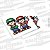 Sticker Mario e Luigi Nintendo Game Retrô - Imagem 1