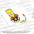 Sticker Bart Simpson Stuck - Imagem 1