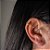 Piercing fake torcido com ponto de luz - Imagem 1