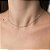 Colar choker mini corações vazados - Imagem 2