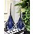 Conjunto Esculturas Gota Fenix Nightly Blue Murano Cristais Labone - Imagem 1