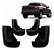 APARA-BARRO PP FIAT TORO 16/17 CONJUNTO 4 PÇS PRETO - Imagem 1