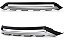 BUMPER (PP) AMAROK 17/23 (PRETO C/ PRATA - ALUMINIUM) - Imagem 2