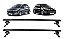 Rack de Teto Peugeot 206/207 Hatch e Sedan - 4 Ptas  Fixação Porta - Imagem 1