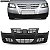P/choque Plast GOL G IV (4) Parati G4 / Saveiro G4 2005 / 2010 DIANTEIRO PRETO LISO / TEXT s/ FURO - Imagem 1