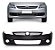 P/choque Plast GOL G V (5) / VOYAGE / SAVEIRO 2009 / 2012 DIANTEIRO PRETO LISO - Imagem 1
