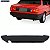 P/choque Plast VOYAGE 1987 / 1995 TRASEIRO PRETO LISO - Imagem 1