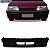 P/choque Plast MONZA TUBARÃO 1991 / 1996 DIANTEIRO PRETO C/ ALMA DE AÇO - Imagem 1