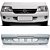 P/choque Plast KADETT GL / GLS 1995 / 1997 DIANTEIRO PRIMER s/ espuma - Imagem 1