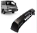 P/choque Plast KIA BESTA  93 / 97 DIANTEIRO PRETO LISO - Imagem 1
