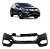 P/choque Plast HRV 2019> DIANTEIRO PRETO LISO - Imagem 1