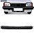 Parachoque Monza Sedan / Hatch 82/90 Dianteiro Preto c/ Alma Plástica - Imagem 1