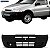 Parachoque Strada Restyling 1 02/07 Dianteiro Preto Texturizdo s/ Farol - Imagem 1