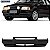 Parachoque Escort XR3  87/92 Dianteiro Preto Texturizado c/ Alma Plástica - Imagem 1