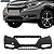 Parachoque HR-V 15/19 Dianteiro Preto Liso Superior - Imagem 1