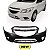 Parachoque Onix/ Prisma  LS/JOY 12/16 Dianteiro Preto Liso c/grade c/ furo farol de milha - Imagem 1