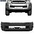 Parachoque Hilux 08/12 Dianteiro Preto Text c/ grade s/ Furo farol  s/ furo p/ moldura - Imagem 1