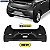 Parachoque HB 20  HATCH 13/15 Traseiro Preto Liso c/ furo e suporte para sensor - Imagem 1