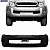 Parachoque Hilux 08/12 Dianteiro Preto Text s/ grade s/ Furo farol  s/ furo p/ moldura - Imagem 1