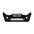 Parachoque Mobi 17/... Dianteiro Preto Liso - Imagem 3