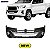 Parachoque Hilux 18/21 Dianteiro Preto Liso s/ Grade c/ furo p/ aplique - Imagem 1