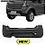 Parachoque Sandero Stepway 08/14 Traseiro Preto Liso Parcial - Imagem 1