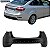 Parachoque New Fiesta Sedan 14/18 Traseiro Preto Liso - Imagem 1