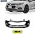 Parachoque Cruze Sedan 17/20 Dianteiro Preto Liso s/ furo de sensor - Imagem 1