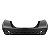 Parachoque Fit 19/... Traseiro Preto Liso - Imagem 2