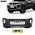 Parachoque L 200 TRITON 22/... Dianteiro Preto Liso - Imagem 1