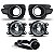 Kit Kwid 2017 > Moldura Cromada Botão Modelo Universal - Imagem 1
