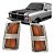 LANTERNA  DIANT. OPALA 75/79 LD CRISTAL - Imagem 1