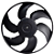 ELETROVENTILADOR ESCORT/QUANTUM/POINTER 93/96 - SANTANA 95 - Imagem 1