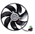ELETROVENTILADOR VOLKSWAGEN UP 1.0 FLEX 13 > 18 - Imagem 1