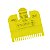 Pente de Disfarce Para Máquina De Cortar Cabelo Profissional 0.5 - 1.5mm Amarelo - Imagem 2