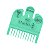 Pente Para Máquina De Cortar Cabelo Profissional No 1 - 3mm Verde - Imagem 3